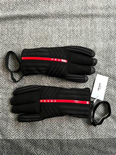 prada linea rossa gloves|Prada.